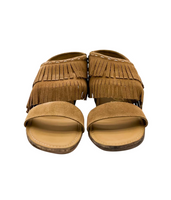 Fringe Star Sandal in Tan