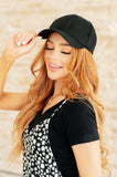 Basic Babe Ball Cap in Black