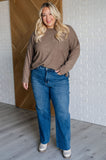 Casual Tuesday Ribbed Knit Sweater in Mocha