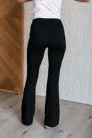 Checking Out Myself Flare Leggings in Black