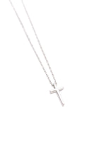 Dainty Silver Cross Necklace