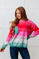 Gradual Feelings Striped Sweater