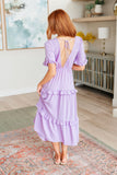 In My Carefree Era Tiered Ruffled Dress