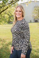 Southern Nights Top in Leopard