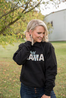 Boy Mama Graphic Hoodie in Black