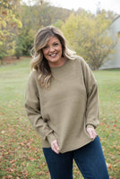 Long Weekend Sweater in Khaki