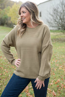 Long Weekend Sweater in Khaki