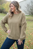 Long Weekend Sweater in Khaki