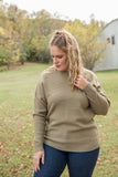 Long Weekend Sweater in Khaki