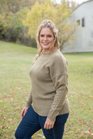 Long Weekend Sweater in Khaki