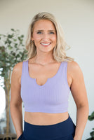 Dream Chaser Crop Top in Lavender