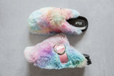 Get Cozy Rainbow Slippers