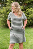 The Right Time Dress in Light Olive