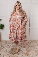 Next to You Balloon Sleeve Floral Dress