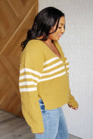 On Top of the World Striped Cardigan