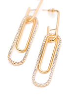 Sonia Link Earrings In Gold