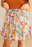 Spring Fields Floral Skirt