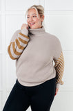 Super Seasonal Patchwork Waffle Knit Sweater