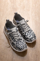 Mayo Sneaker in Light Grey Leopard