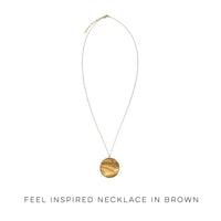 Feel Inspired Necklace in Brown