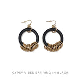 Gypsy Vibes Earrings in Black