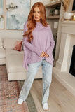 Face It Together Step Hem Pullover