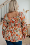 Fall For Florals Babydoll Top