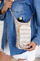 Gotcha Girl Puffer Tumbler Tote in Gold