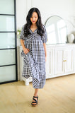 Greenville Gingham Midi Dress