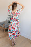 Let Me Frolic Balloon Sleeve Floral Dress