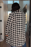 Monochromatic Moment Houndstooth Coat