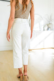 Not Too Salty High Rise Wide Leg Cropped Jeans