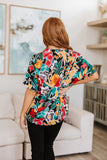 Pretty in Paradise Floral Blouse